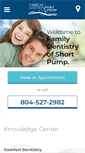 Mobile Screenshot of familydentistryofshortpump.com